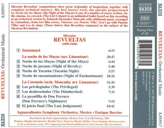 orchestral-music:-la-noche-de-los-mayas-/-sensemayá-/-la-coronela