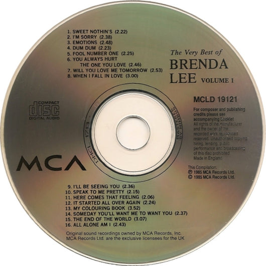 the-very-best-of-brenda-lee:-volume-1