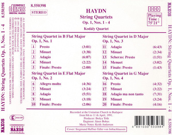 string-quartets-op.-1,-nos.-1---4