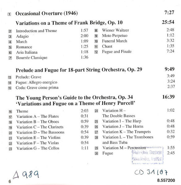variations-on-a-theme-of-frank-bridge-·-the-young-person’s-guide-to-the-orchestra