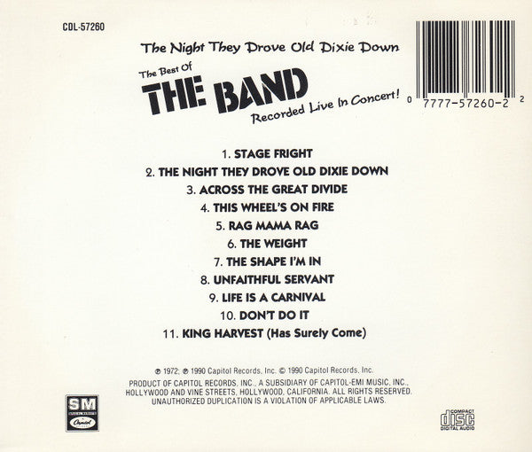 the-night-they-drove-old-dixie-down-(the-best-of-the-band-recorded-live-in-concert!)