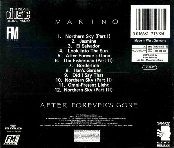 Marino/After Forever's Gone