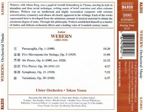 passacaglia-/-symphony-/-five-pieces