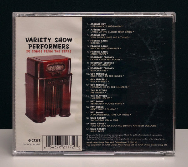 the-unforgettable-collection---variety-show-performers---20-songs-from-the-stars