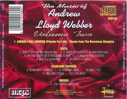 the-music-of-andrew-lloyd-webber-volume-two