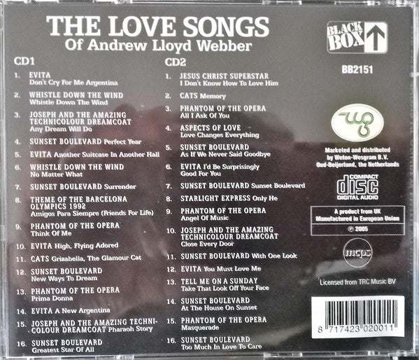 the-love-songs-of-andrew-lloyd-webber