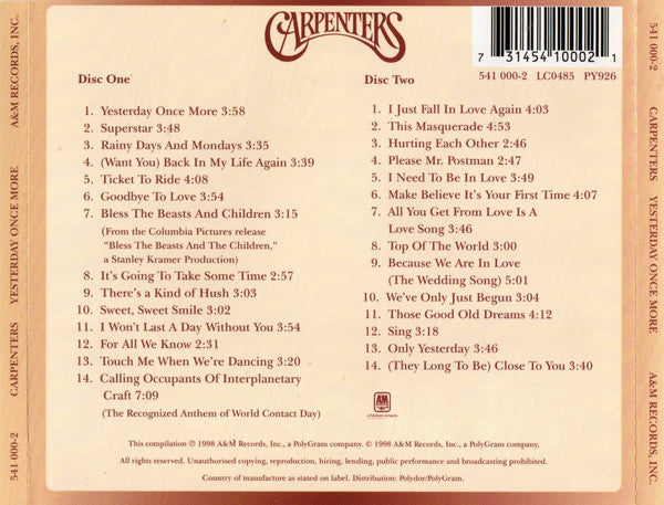 yesterday-once-more-(greatest-hits-1969---1983)