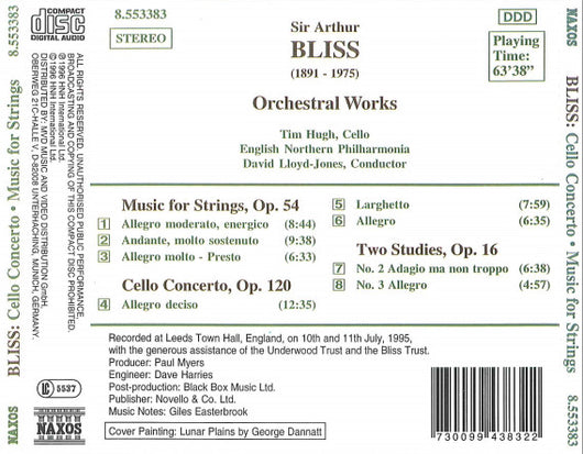 cello-concerto-/-music-for-strings-/-two-studies