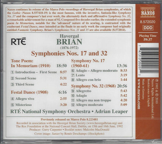 symphonies-nos.-17-and-32-/-in-memoriam-/-festal-dance