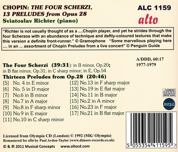four-scherzi,-13-preludes-from-opus-28
