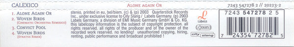 feast-of-wire-/-alone-again-or-(ep)