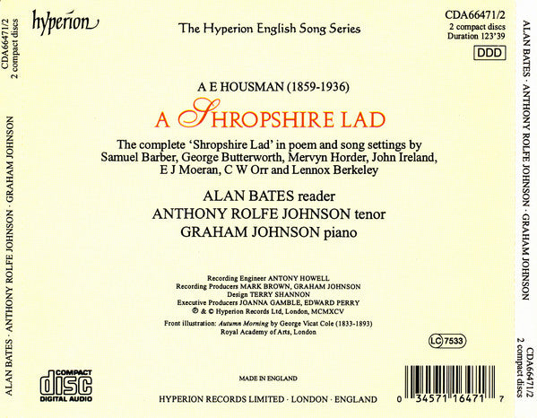 a-e-housman-*-a-shropshire-lad