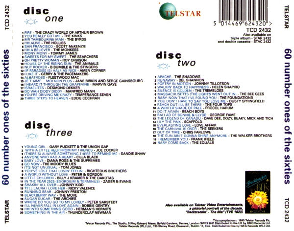 60-number-ones-of-the-sixties