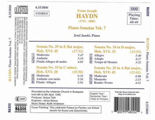 piano-sonatas,-vol.-7-(nos.-29-and-33-35)