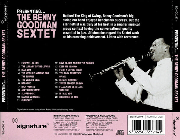 presenting...-the-benny-goodman-sextet