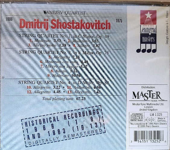 string-quartets-nos.-1,-3-&-4