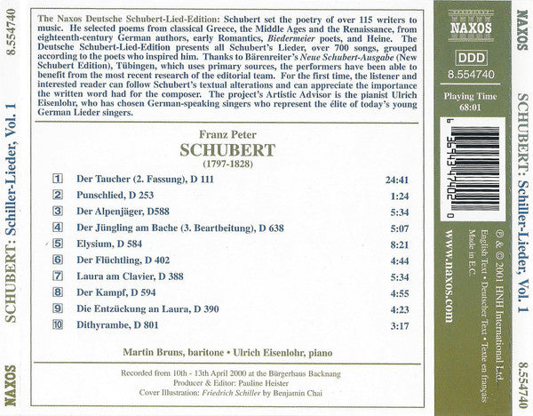 schiller-lieder,-vol.-1