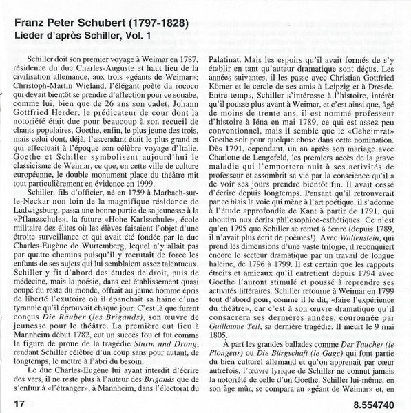 schiller-lieder,-vol.-1