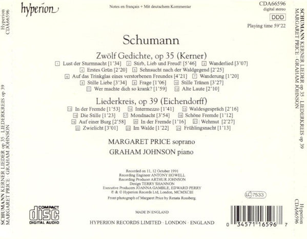 kerner-lieder,-op-35;-liederkreis,-op-39