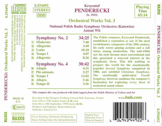 orchestral-works-vol.-3---symphonies-nos.-2-and-4