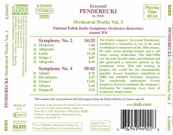 orchestral-works-vol.-3---symphonies-nos.-2-and-4