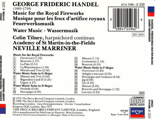 music-for-the-royal-fireworks-=-musique-pour-les-feux-dartifices-royaux-=-feuerwerksmusik-/-water-music-=-wassermusik