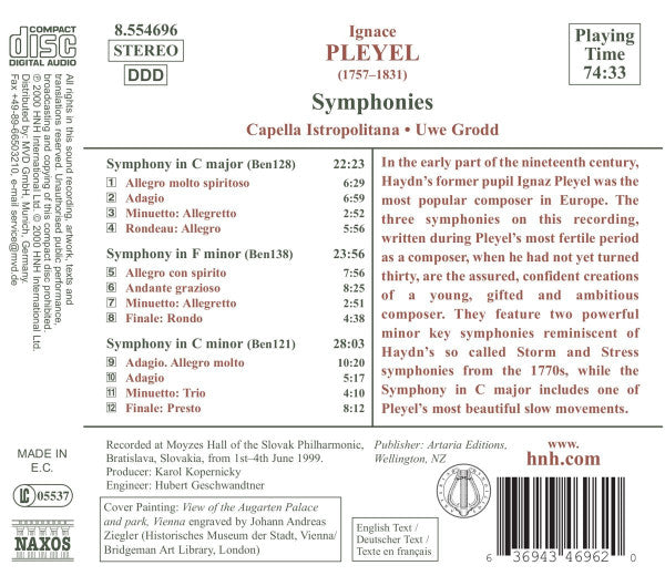 symphonies-(1778/1786)