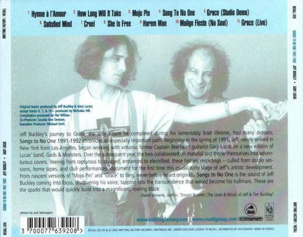 songs-to-no-one-1991-1992