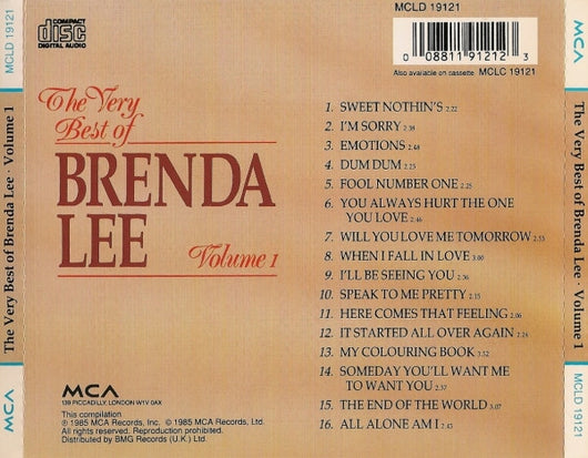 the-very-best-of-brenda-lee:-volume-1