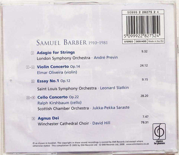 adagio---violin-concerto,-cello-concerto---agnus-dei