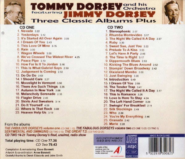 three-classic-albums-plus:-the-fabulous-dorseys-vol.-1+2-/-sentimental-and-swinging-/-the-great-t.d.