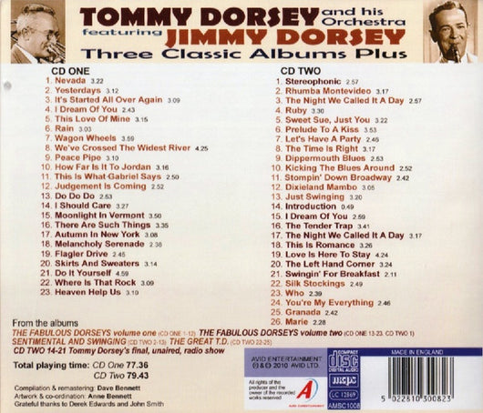 three-classic-albums-plus:-the-fabulous-dorseys-vol.-1+2-/-sentimental-and-swinging-/-the-great-t.d.