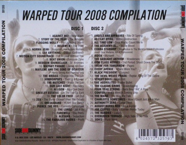 warped-tour-2008-compilation