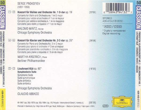classikon-50:-prokofiev:-klavierkonzert-nr.-3-/-violinkonzert-nr.-1-/-lieutenant-kijé