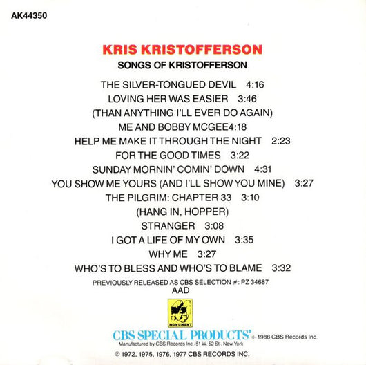 songs-of-kristofferson