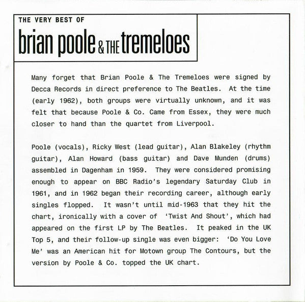 the-very-best-of-brian-poole-&-the-tremeloes