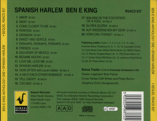 anthology-one,-spanish-harlem