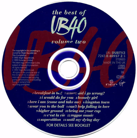 the-best-of-ub40---volume-two