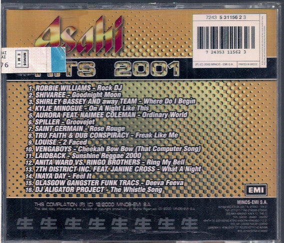 asahi---hits-2001