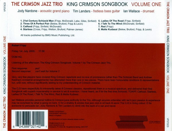 king-crimson-songbook,-volume-one