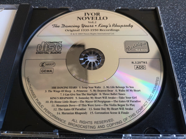 ivor-novello-original-1939-1950-the-dancing-years-&-kings-rhapsody