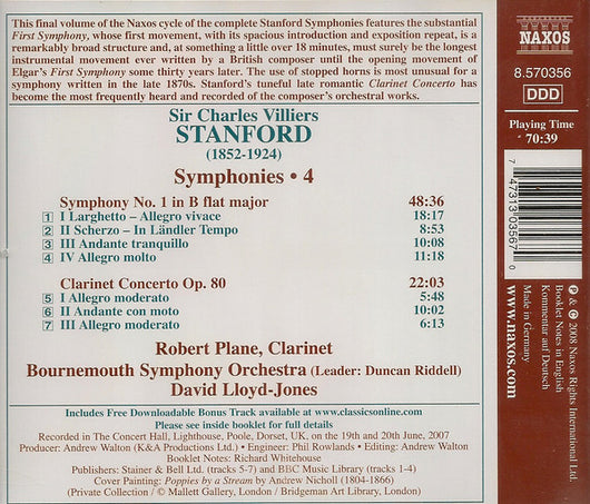 stanford---symphony-no.1---clarinet-concerto