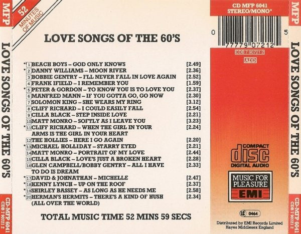 love-songs-of-the-60♥s