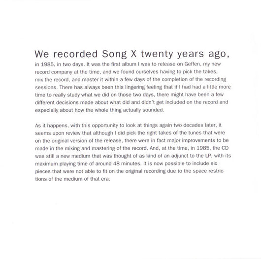 song-x:-twentieth-anniversary