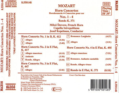 horn-concertos-nos.-1---4-/-rondo-in-e-flat,-k.371