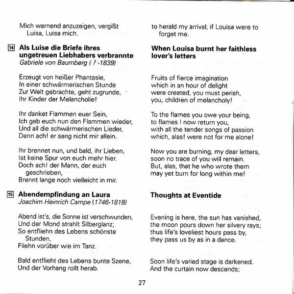 lieder