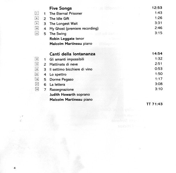martins-lie-(church-opera)-/--five-songs-/-canti-della-lontananza