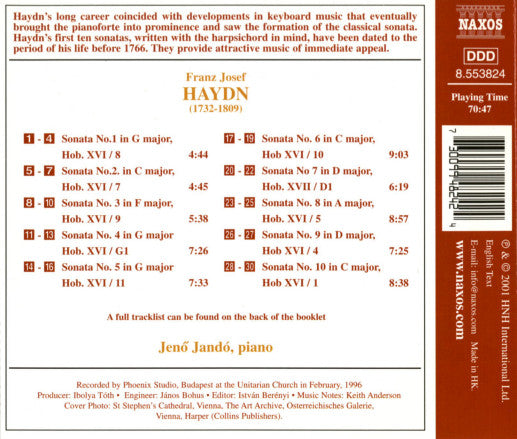 piano-sonatas,-vol.-10-(nos.-1---10)