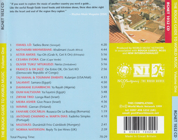 the-rough-guide-to-world-music:-africa,-europe-and-the-middle-east-volume-one