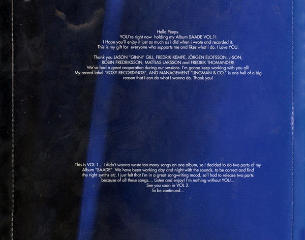 saade-vol.-1